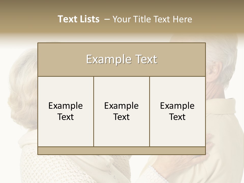 A Man Helping A Woman Put On Her Collar PowerPoint Template