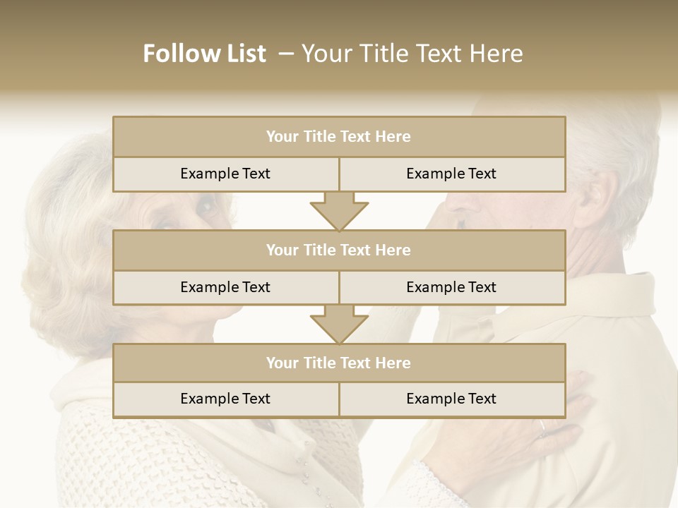 A Man Helping A Woman Put On Her Collar PowerPoint Template
