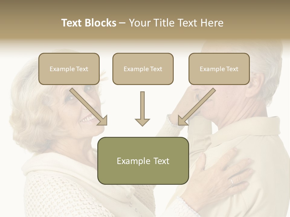 A Man Helping A Woman Put On Her Collar PowerPoint Template