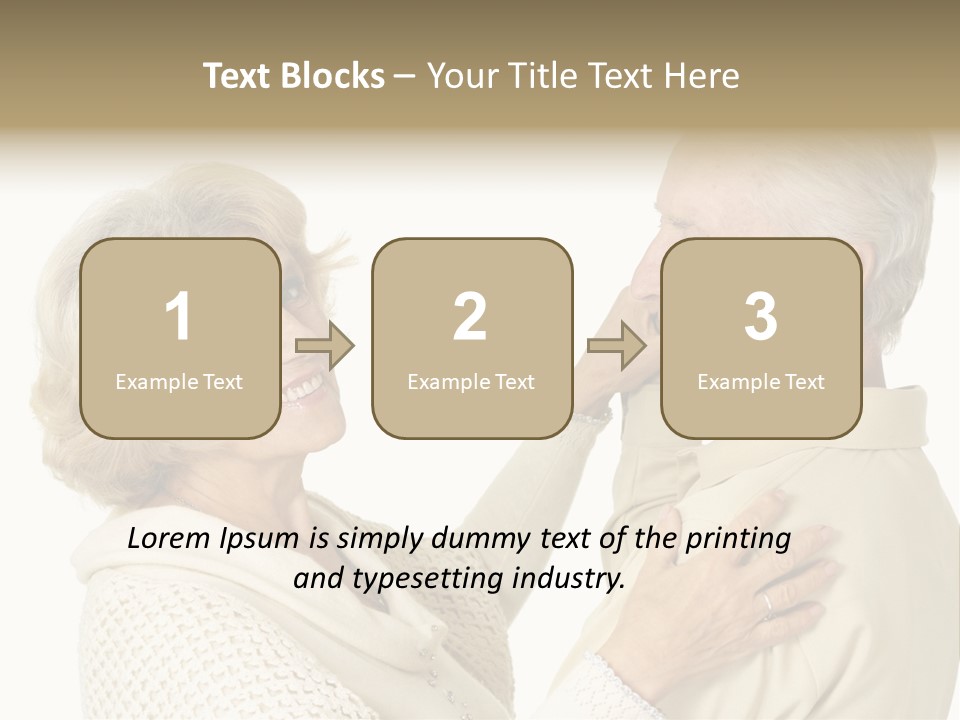 A Man Helping A Woman Put On Her Collar PowerPoint Template