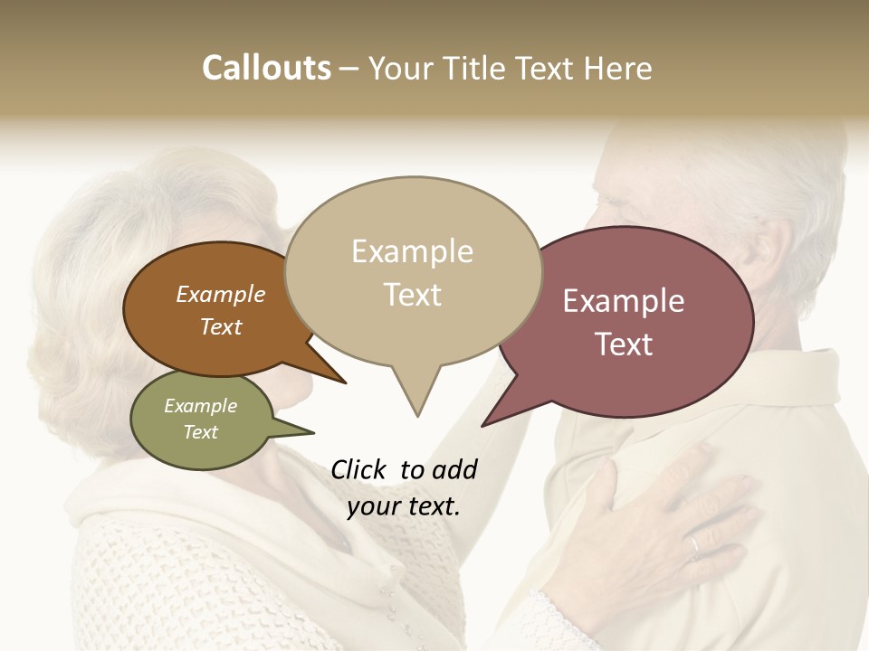 A Man Helping A Woman Put On Her Collar PowerPoint Template