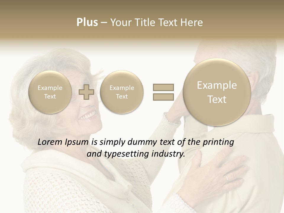A Man Helping A Woman Put On Her Collar PowerPoint Template