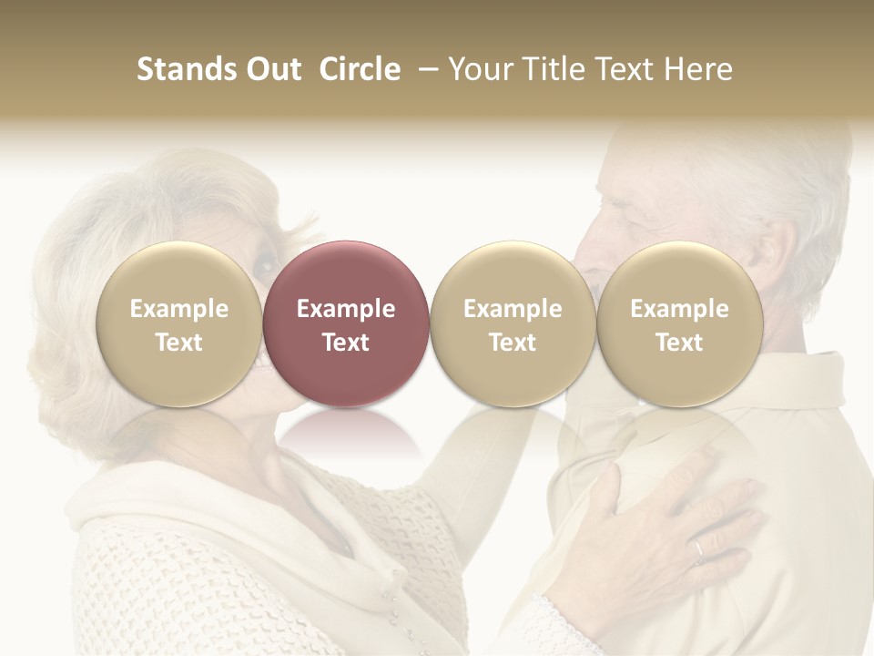 A Man Helping A Woman Put On Her Collar PowerPoint Template