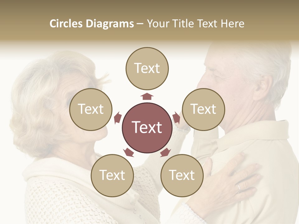 A Man Helping A Woman Put On Her Collar PowerPoint Template