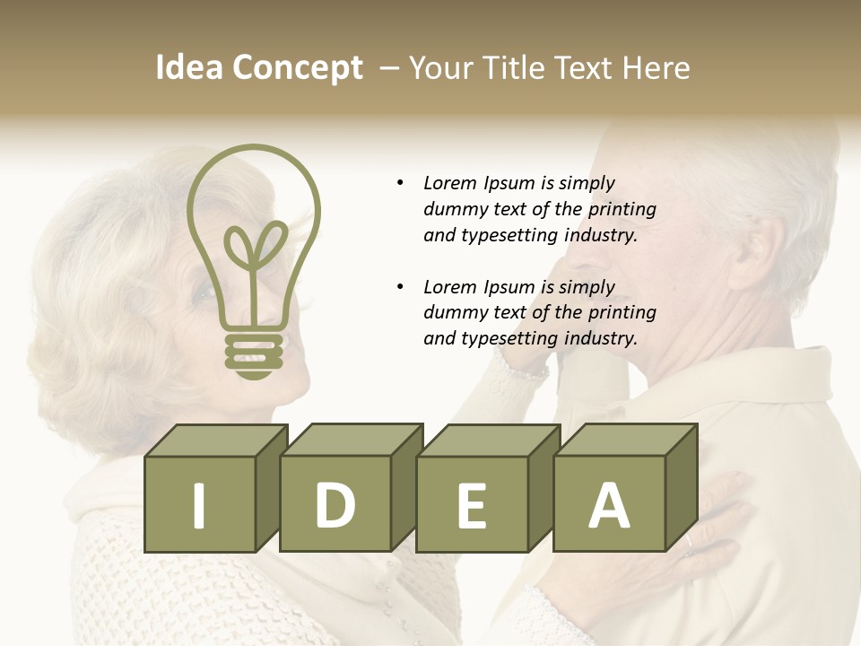 A Man Helping A Woman Put On Her Collar PowerPoint Template