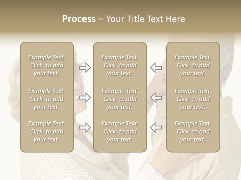 A Man Helping A Woman Put On Her Collar PowerPoint Template