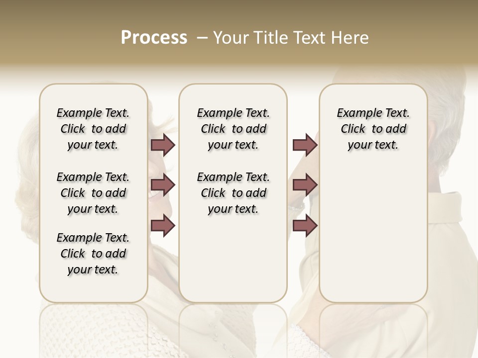 A Man Helping A Woman Put On Her Collar PowerPoint Template