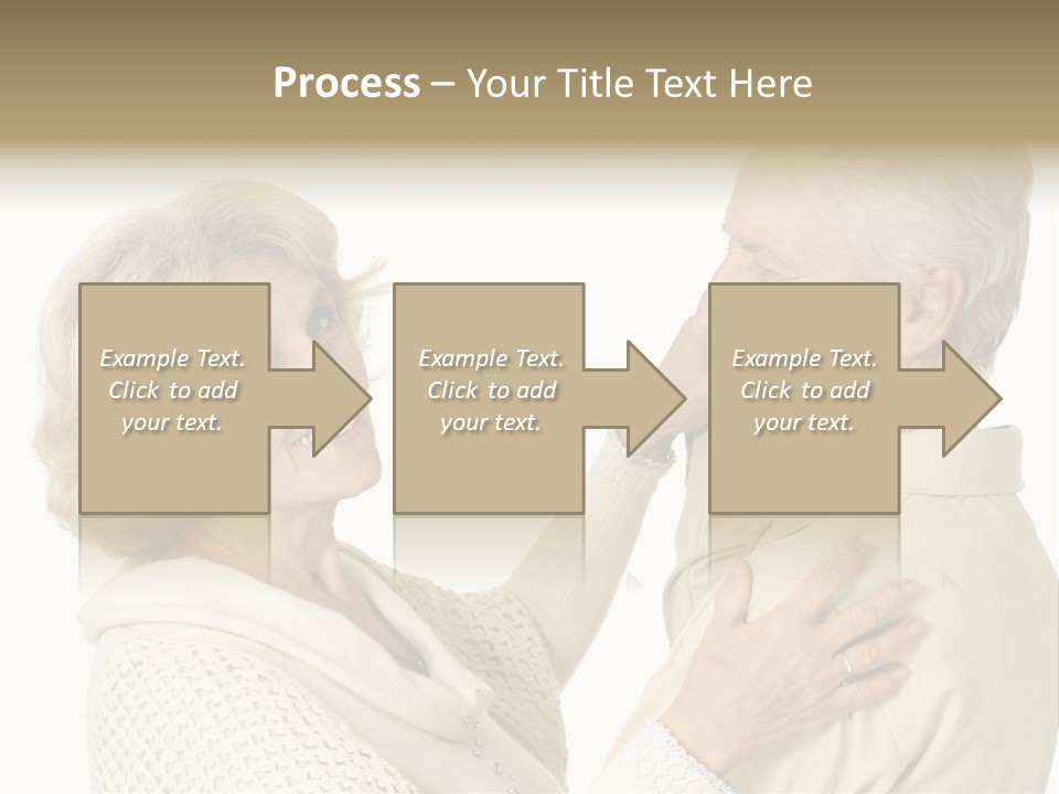 A Man Helping A Woman Put On Her Collar PowerPoint Template