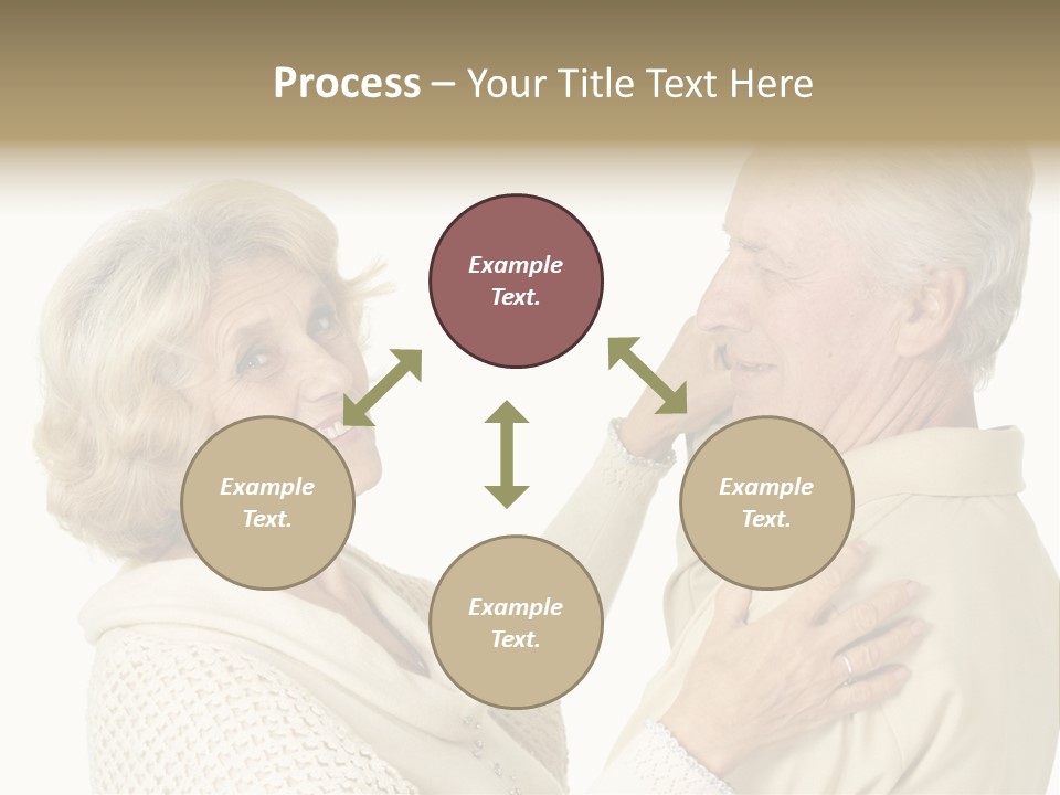 A Man Helping A Woman Put On Her Collar PowerPoint Template