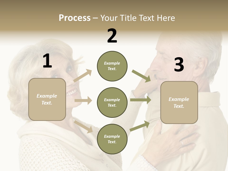 A Man Helping A Woman Put On Her Collar PowerPoint Template