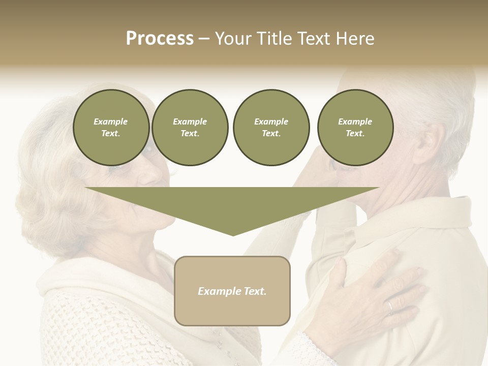 A Man Helping A Woman Put On Her Collar PowerPoint Template