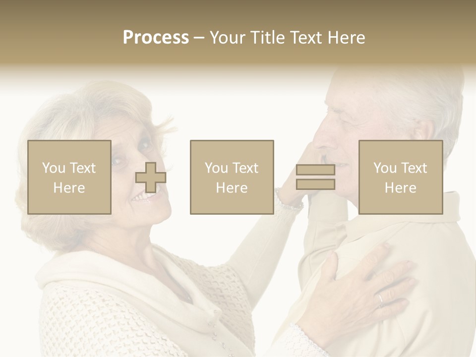 A Man Helping A Woman Put On Her Collar PowerPoint Template