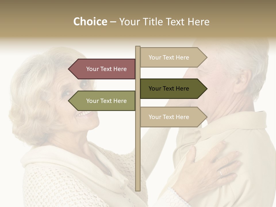 A Man Helping A Woman Put On Her Collar PowerPoint Template