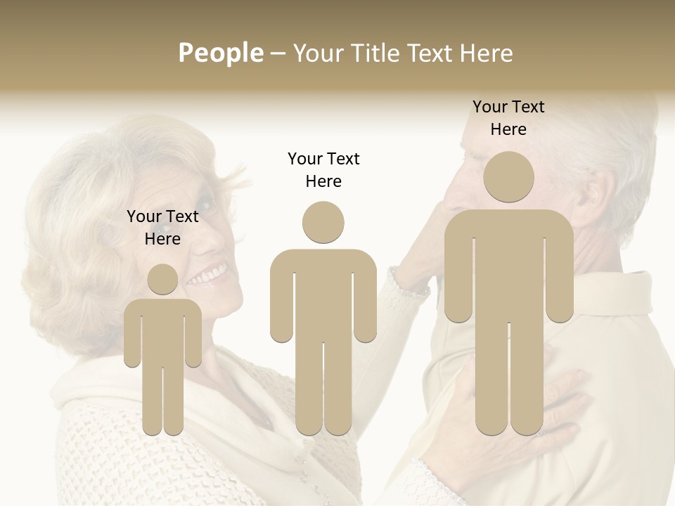 A Man Helping A Woman Put On Her Collar PowerPoint Template