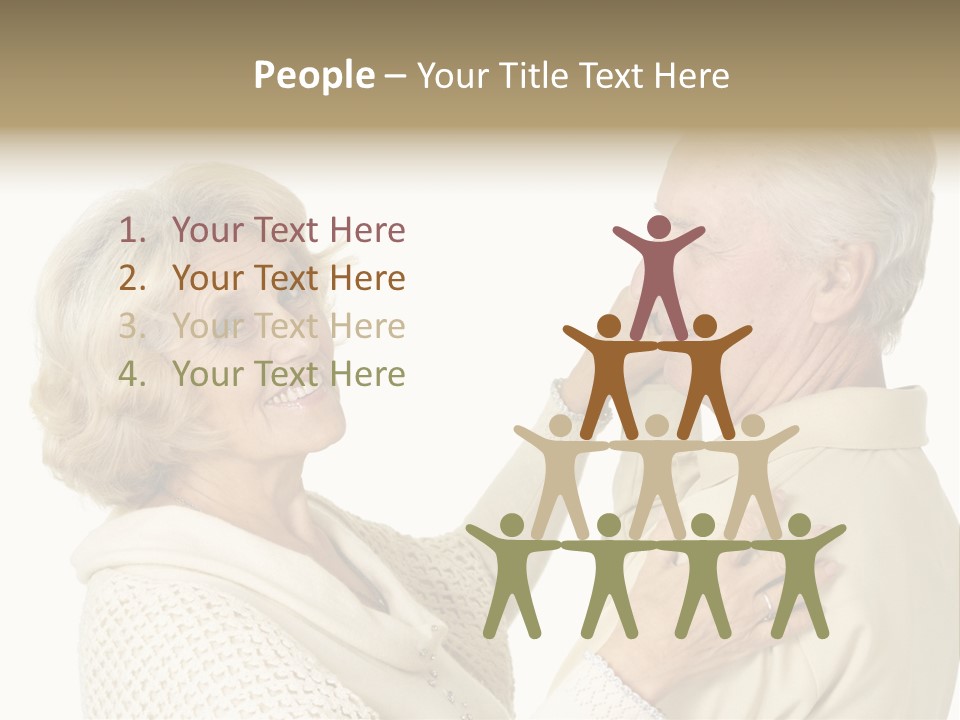 A Man Helping A Woman Put On Her Collar PowerPoint Template