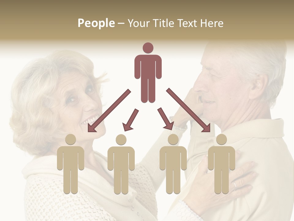 A Man Helping A Woman Put On Her Collar PowerPoint Template