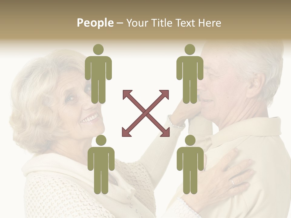 A Man Helping A Woman Put On Her Collar PowerPoint Template