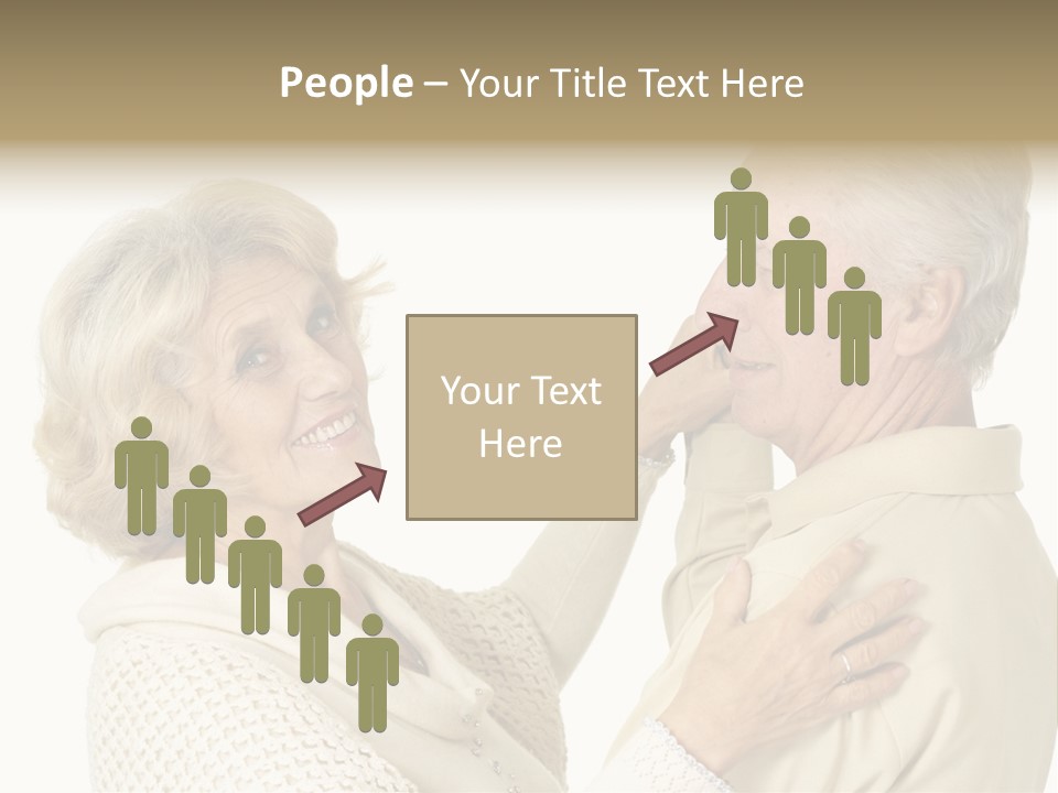 A Man Helping A Woman Put On Her Collar PowerPoint Template