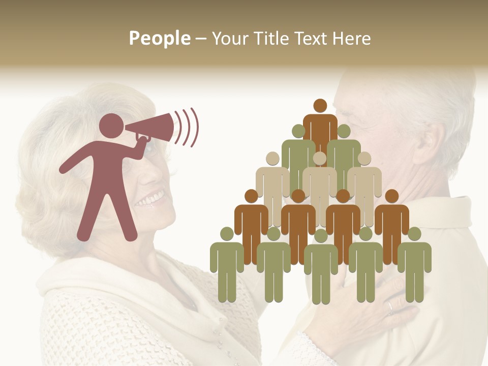 A Man Helping A Woman Put On Her Collar PowerPoint Template