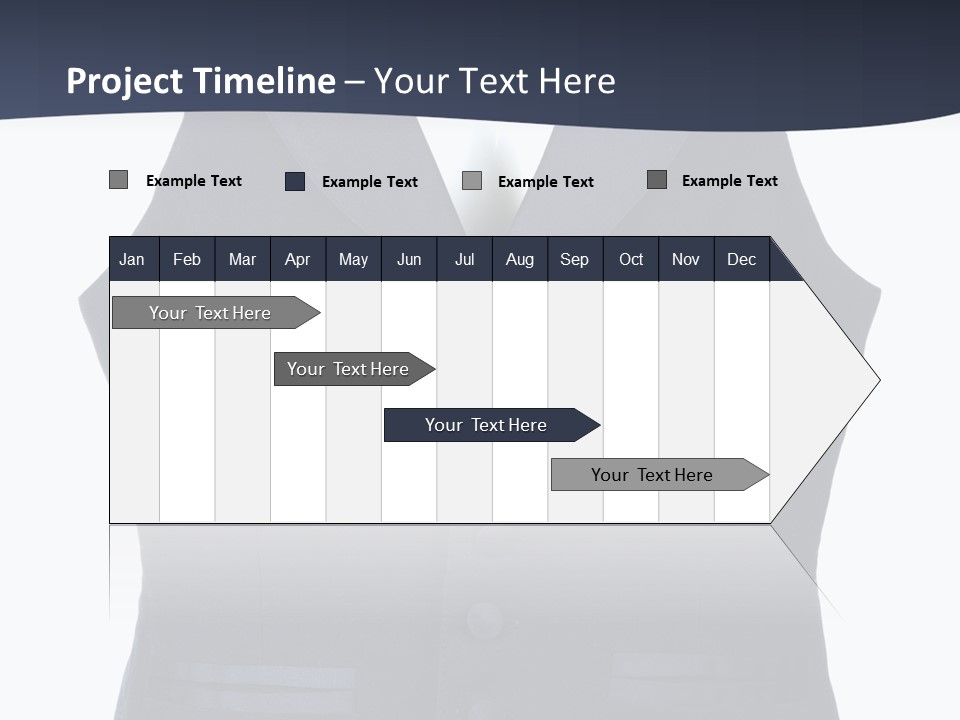 A Black Vest With Buttons On The Back Of It PowerPoint Template