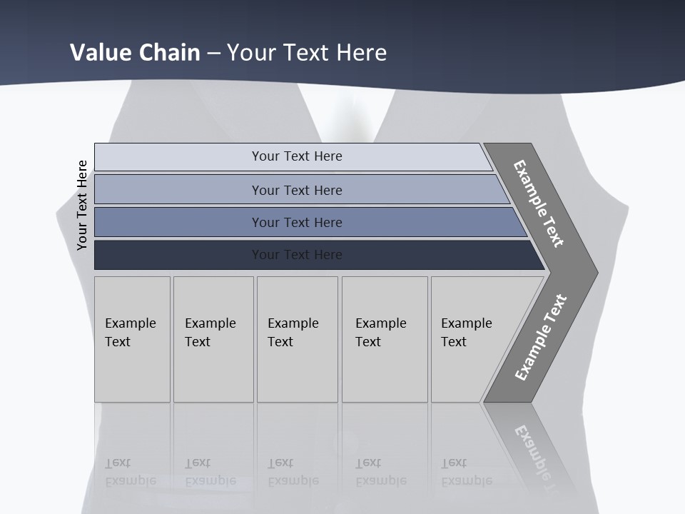 A Black Vest With Buttons On The Back Of It PowerPoint Template