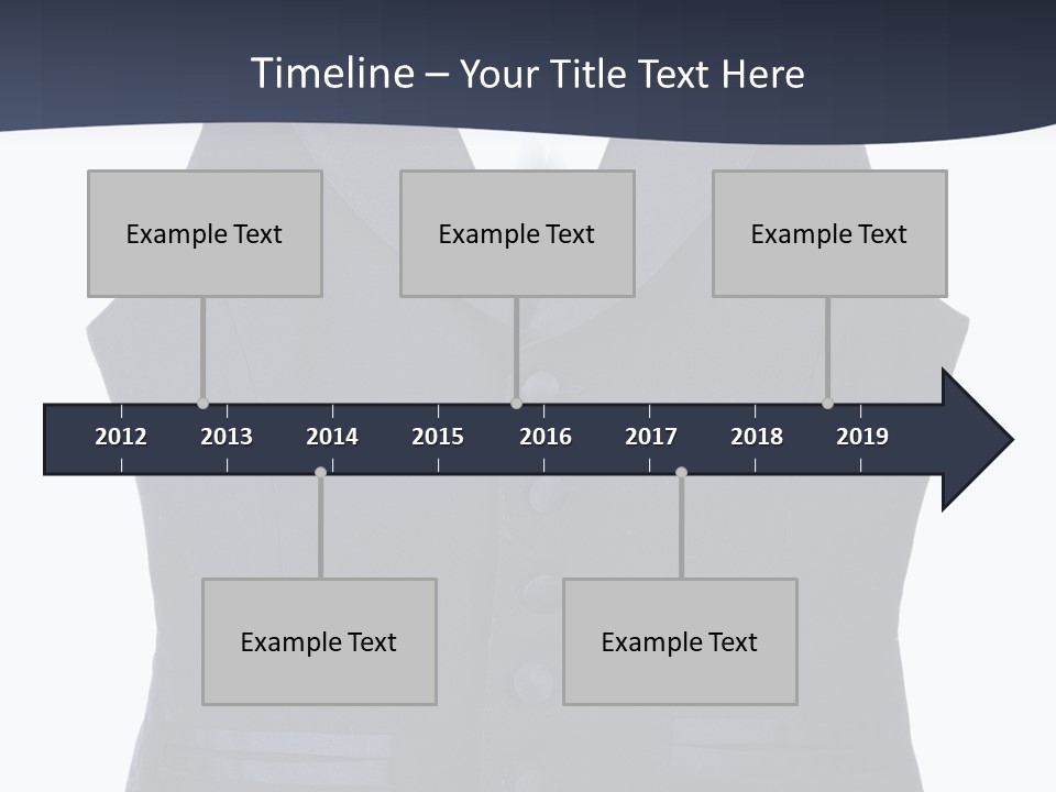 A Black Vest With Buttons On The Back Of It PowerPoint Template