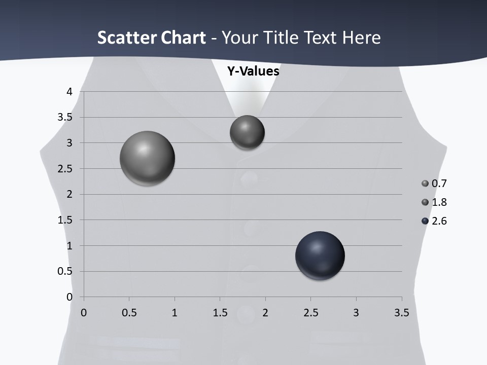 A Black Vest With Buttons On The Back Of It PowerPoint Template