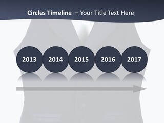 A Black Vest With Buttons On The Back Of It PowerPoint Template