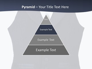 A Black Vest With Buttons On The Back Of It PowerPoint Template