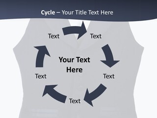 A Black Vest With Buttons On The Back Of It PowerPoint Template