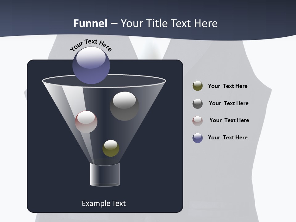 A Black Vest With Buttons On The Back Of It PowerPoint Template