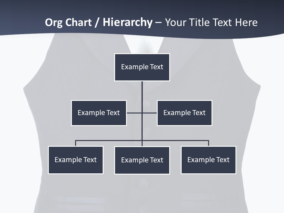 A Black Vest With Buttons On The Back Of It PowerPoint Template