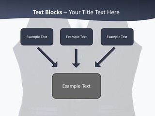 A Black Vest With Buttons On The Back Of It PowerPoint Template