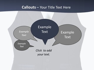 A Black Vest With Buttons On The Back Of It PowerPoint Template