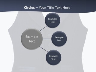 A Black Vest With Buttons On The Back Of It PowerPoint Template