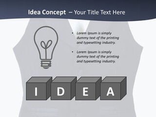 A Black Vest With Buttons On The Back Of It PowerPoint Template