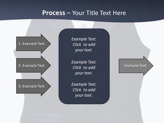 A Black Vest With Buttons On The Back Of It PowerPoint Template