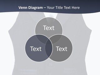 A Black Vest With Buttons On The Back Of It PowerPoint Template