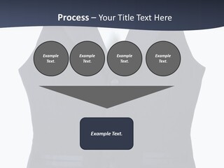 A Black Vest With Buttons On The Back Of It PowerPoint Template