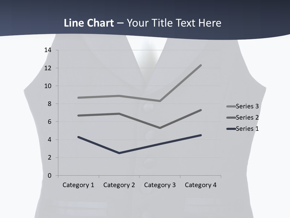 A Black Vest With Buttons On The Back Of It PowerPoint Template