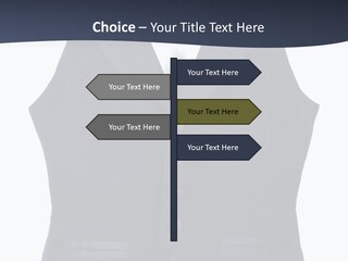 A Black Vest With Buttons On The Back Of It PowerPoint Template