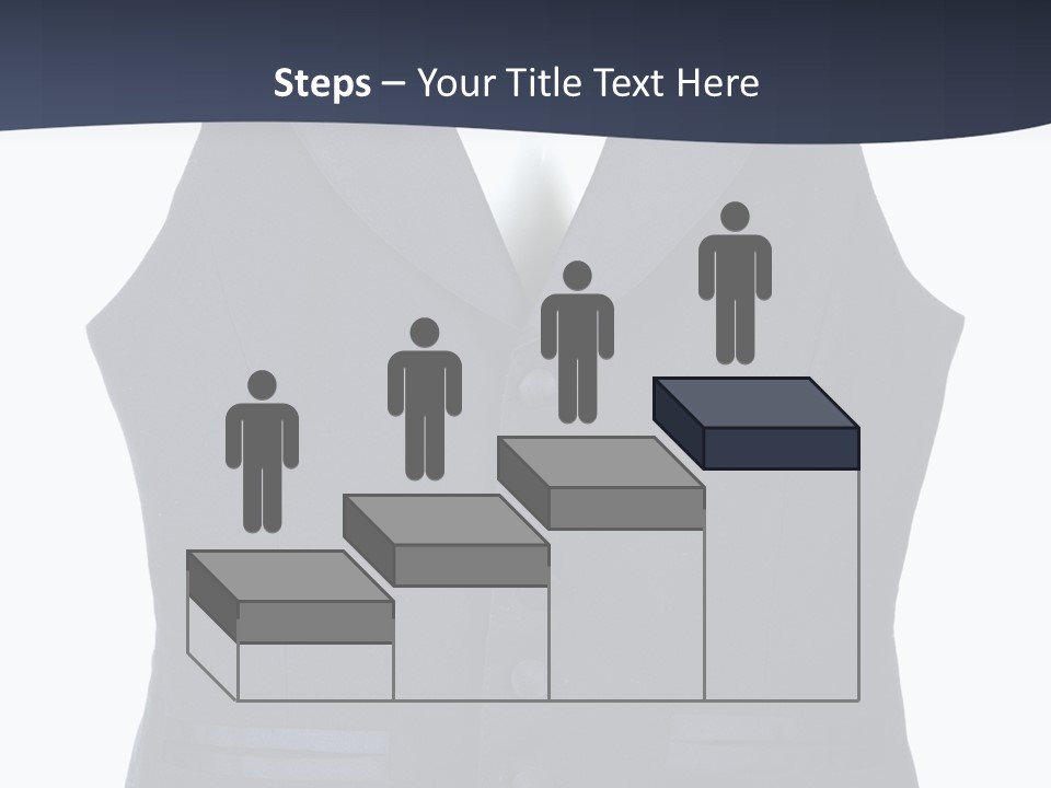 A Black Vest With Buttons On The Back Of It PowerPoint Template