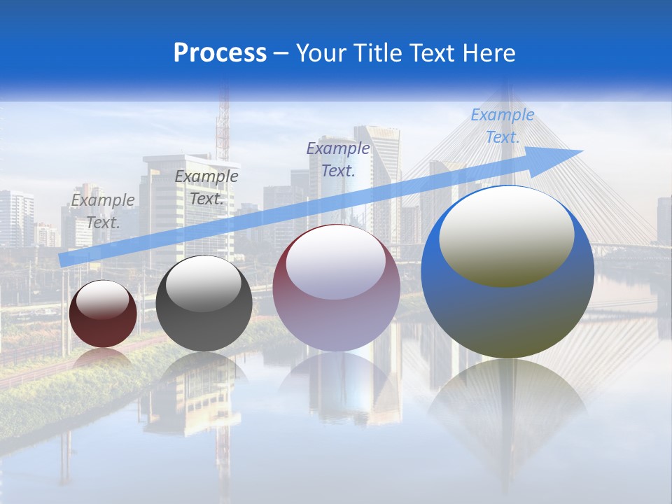 A River With A Bridge In The Middle Of It PowerPoint Template