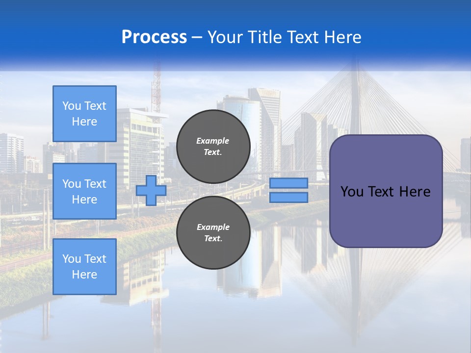A River With A Bridge In The Middle Of It PowerPoint Template