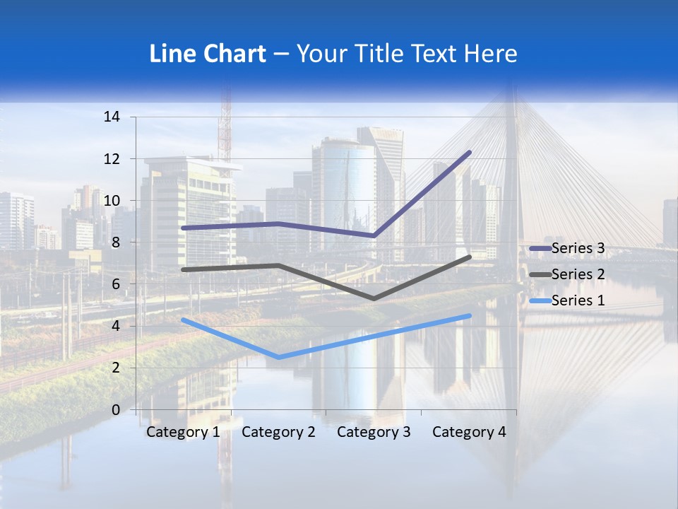 A River With A Bridge In The Middle Of It PowerPoint Template