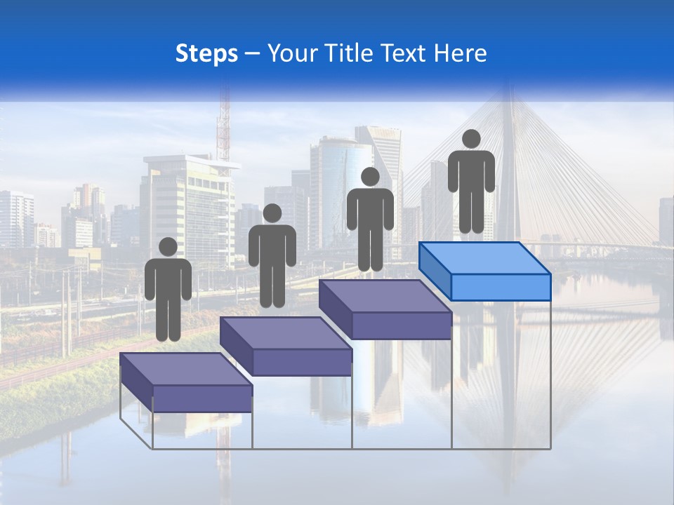 A River With A Bridge In The Middle Of It PowerPoint Template