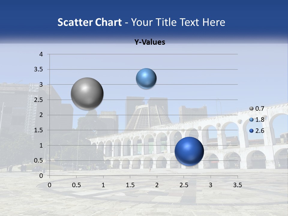 A Large White Building With Arches In Front Of It PowerPoint Template