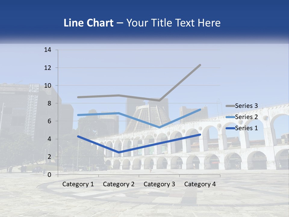 A Large White Building With Arches In Front Of It PowerPoint Template