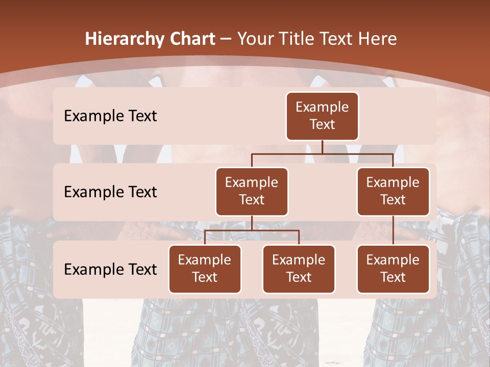 A Man With No Shirt Standing In Front Of Three Other Men PowerPoint Template