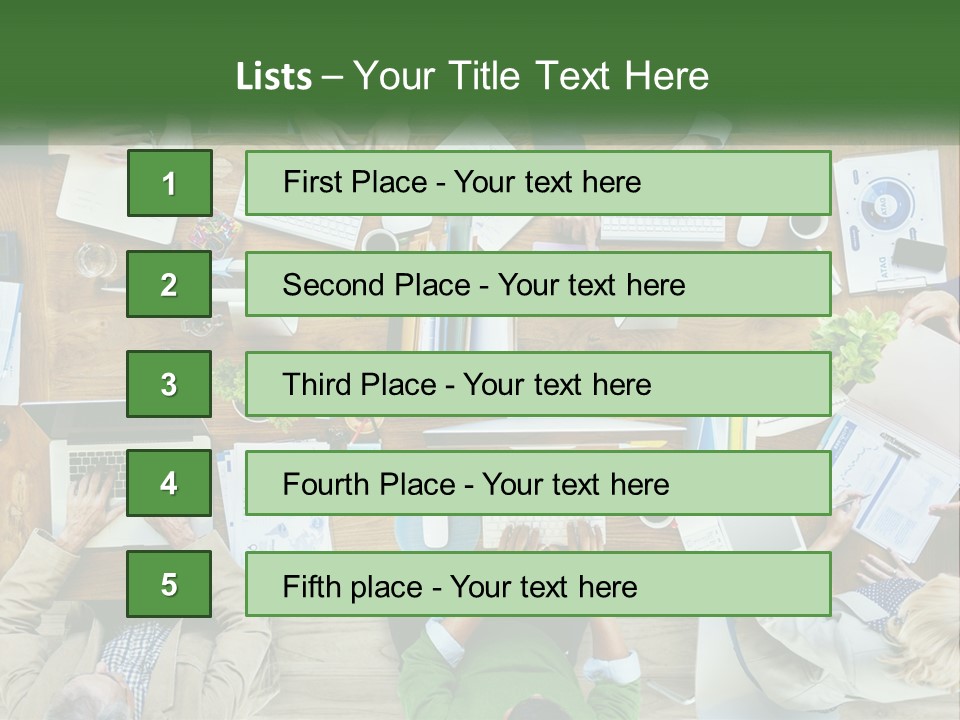 A Group Of People Sitting At A Table Working On Laptops PowerPoint Template